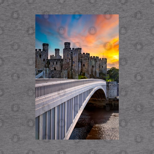 Conwy Castle Wales by Adrian Evans Photography